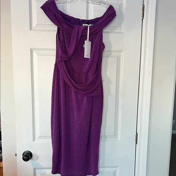 Grace Karin Dresses & Skirts - NWT- Grace Karin Elegant Purple Midi Dress